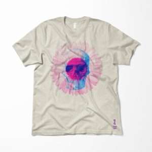 Ch-Ch-Changes Skull & Flower Tee